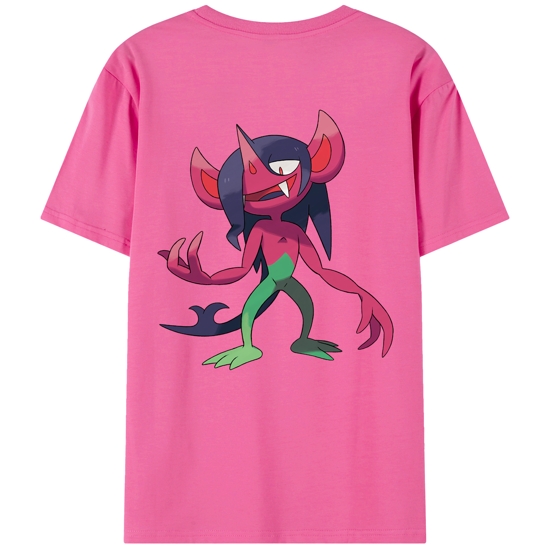（画像用） ポケットモンスター Pokémon レディース半袖Tシャツ(バックプリント)